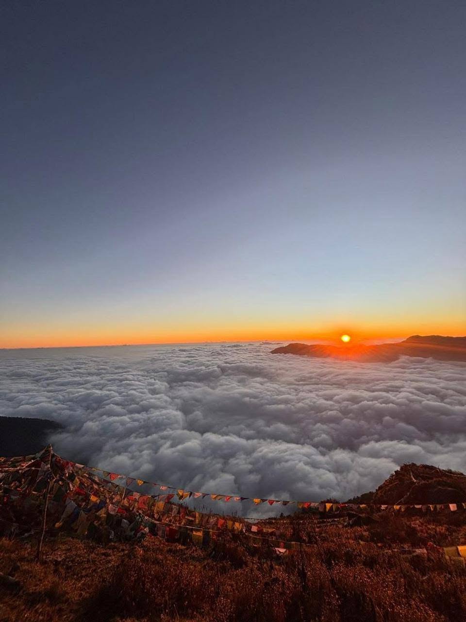 Sunset View over cloud from Ama Yangri View Point